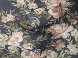 8 Piece Cotton Comforter Set Navy Queen B035128842