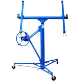 ZNTS Drywall Panel hoist Drywall Lift Rolling Panel Hoist Jack Lifter 16ft blue color 69246094