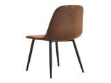A set of 6 modern medieval style restaurant cushioned armchairs, equipped with soft suede cushions W1151P299750