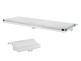 75"D x 25"W x 3"H Memory Foam Camping Mattress 22212145