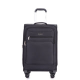 3-Piece Set ,Softshell Suitcase Spinner Wheels Terylene Polyester W284P197003