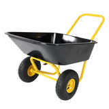 Two-wheeled barrow, garden cart, 10-inch pneumatic wheels W227P251856