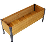Wood Rectangular Garden Planter Box Raised Bed Outdoor,Planters for Outdoor Plants ,Elevated Herbs 57850929