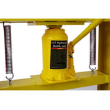 Hydraulic Shop Press ,12-Ton Capacity , Floor Mount ,with Press Plates, H-Frame Garage Floor Press, W465P146709