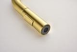 Touch Kitchen Faucet with Pull Down Sprayer-Brushed Gold 12755928