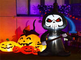 6Ft Halloween Inflatable Ghost Decor - Built-In Blower for Easy Installation, Shinning Module Lights 81686860