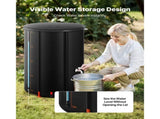 Collapsible Rain Barrel, 100 Gallon Portable Rainwater Collection System, Durable 1000D PVC 73340390