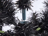 Clear Prelit Incandescent Black Hinged Spruce Artificial Christmas Tree, 6' 85568190