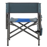 ZNTS 1-piece Padded Folding Outdoor Chair with Storage Pockets,Lightweight Oversized Directors Chair for W24178768