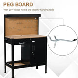 Multipurpose Tool Table, Storage Cabinet with Keys Workshop Tool Table with Slide Drawer. 77831568