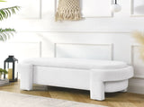 Linen Fabric Upholstered Bench with Large Storage Space for the Living Room, Entryway and W48790039