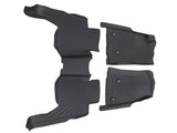 Carpet Floor Mats fit for Toyota Tacoma Double Cab 2005-15 Anti-Slip Waterproof 44665125