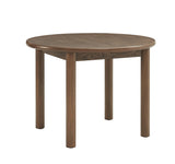 42" Round Dining Table for 4 Person, Retro Kitchen Table, Wooden Dinner Room Table with Solid Wood W1801P181981