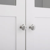 ZNTS FCH Double Doors Bathroom Cabinet White 03305955