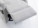 Short plush manual button armchair sofa W547P437355