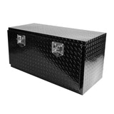 36 inch Heavy Duty Black Aluminum Tread Tool Box Truck Trailer Underbody StorageLocks With T-Handle W1239123722