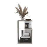 Everet 25" High 3-Tier Side Table Concrete Gray - White B200P286975