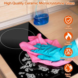 Dual Induction Burners Electric Cooktop 110V Total 1900W Electric Built-in Electric Ceramic 37677716