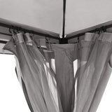 TREXM 10x10 Outdoor Gazebo Tent with Double Roofs, Patio Gazebo with Mosquito Netting and Privacy N715P261160E