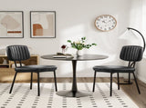 Dining Chairs Set of 2, Mid Century Modern Kitchen Chairs with Faux Leather for Kitchen, Living 18044517