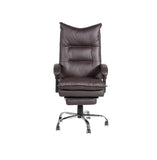 ZNTS Contemporary Office Chair Upholstered 1pc Comfort Adjustable Chair Relax Office Chair Work Brown B011P214982