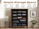 Brown P2 Particleboard MDF Melamine 80*40*115cm Framed, Double Handles, 96306175