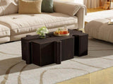 Puzzle Art Side Table, Modular Convex Edge MGO Table - Buy Singles or Combine for Custom Layouts, N770P347931A