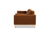 Knox 84" Modern Farmhouse Sofa, Burnt Orange Performance Velvet B2719P280171
