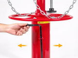 Transmission Jack, 1100 lbs 1/2Ton Hydraulic 2-Stage High Lift Vertical Telescoping Floor Jack 76908572