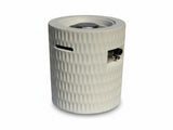 26" Propane Fire Pit, Outdoor Gas Patio Fire Pit 40,000 BTU, Cylindrical Concrete Fire Pit with W5727P465776