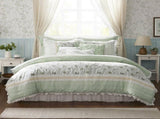 9 Piece Cotton Percale Comforter Set Queen B035P294109
