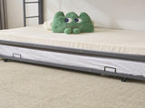 Twin Over Twin Bunk Bed with Trundle, Triple Bunk Beds for Kids Teens Adults, 14867241