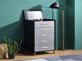Myles Black, Silver & Gold Finish Jewelry Armoire B2726P279129