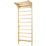Wooden Swedish Ladder, Stall Bars Set for Physical Therapy & Gymnastics W465P208412
