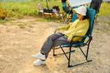 Camping Directors Chair, Heavy Duty,Oversized Portable Folding Chair with Side Table, Pocket for W640P224442