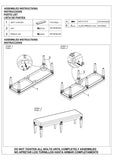 1-Pc Modern Glam Long Bench Upholstered Seat Sparkling Embellishments Silver Gray Finish Furniture B011130714