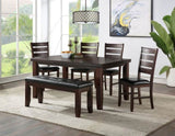 Cherry Dining Table with Tapered Leg B062P209318