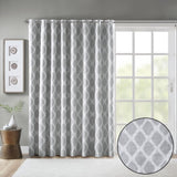 Printed Ikat Blackout Patio Curtain B03599825