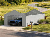 12 x 20 ft Carport Replacement Side Wall, Heavy-Duty Waterproof & UV-Protected Garage Tent Tarp with 25185599
