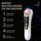 RF & EMS Multi Functional Beauty Devices with Red/Blue Light Therapy, Deep Cleansing On Skin Care 49163926
