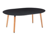 Extensible table,DINING TABLE,OFFICE TABLE,COFFEE TABLE,wood leg,MDF top,100/140/180x100x75cm,black W234P254262