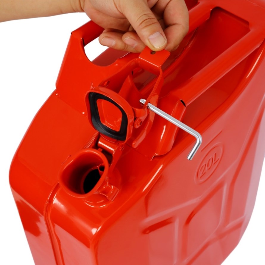 Jerry Bulk 20 Liter Jerry Fuel Can with Flexible Spout, Portable Jerry Cans Fuel ...