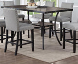 Dining Room Furniture Natural Wooden Rectangular Dining Table 1pc Counter Height Dining Table Only B011P160054