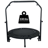 ZNTS 40 Inch Mini Exercise Trampoline for Adults or Kids W1364123935