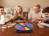 14-Slot Customizable Spinning Prize Wheel with Foldable Stand, Rewritable Tabletop Fortune Wheel 60013848