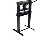 Hydraulic Shop Press ,12-Ton Capacity , Floor Mount ,with Press Plates, H-Frame Garage Floor Press, W46566968