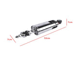 2Pcs Rear Suspension Shocks Adjustable Chrome Fits for Harley-Davidson Softail Fatboy 2000-2017 19516846
