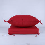 24x24 Inch Outdoor Deep Seat Cushion Set - Waterproof Fade-Resistant Patio Furniture Cushions with W419P290473