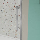 44"-48"W x 72"H sliding shower door, sliding door, with 1/4" tempered glass and Polished Chrome W2122P196339