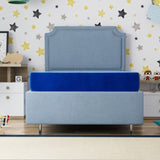 Kids 7" Blue Full Mattress with Water Resistant Cover B047P335227
